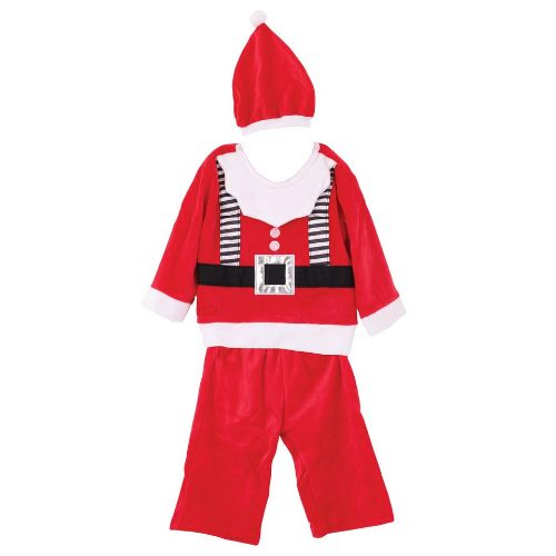 The Christmas Shop Boys Santa Suit Red